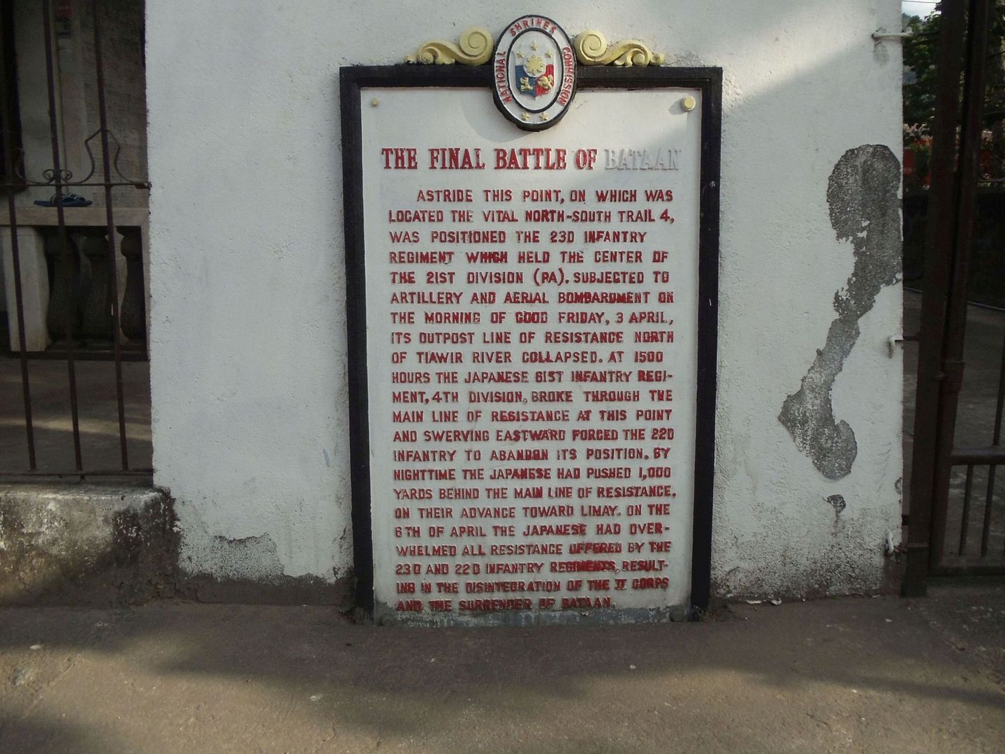 Battle Of Bataan Memorials And Markers | Heritage Bn.